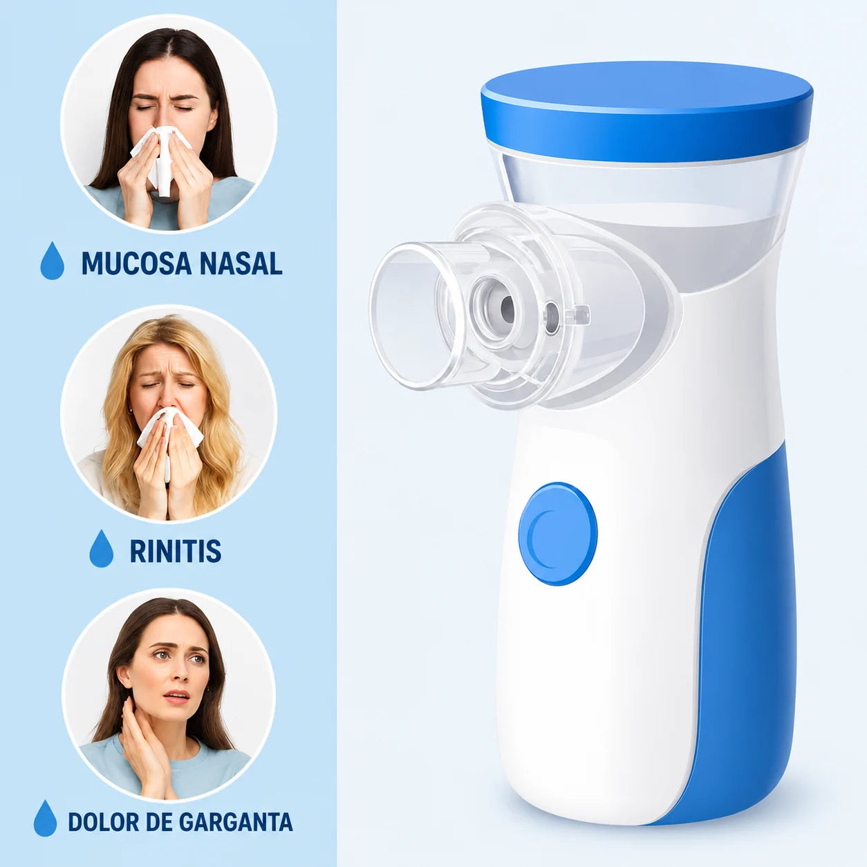 Nebulizador Portátil Niños y Adultos