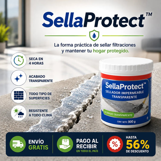 SellaProtect™ - La forma práctica de sellar filtraciones y mantener tu hogar protegido.